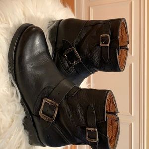 Frye Black Motto Boots